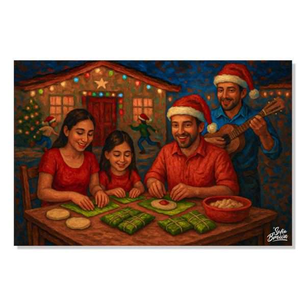 Cuadro Navidad en Familia - Sofia Brown