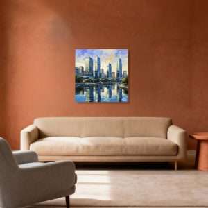 Cuadro Ciudad Azul